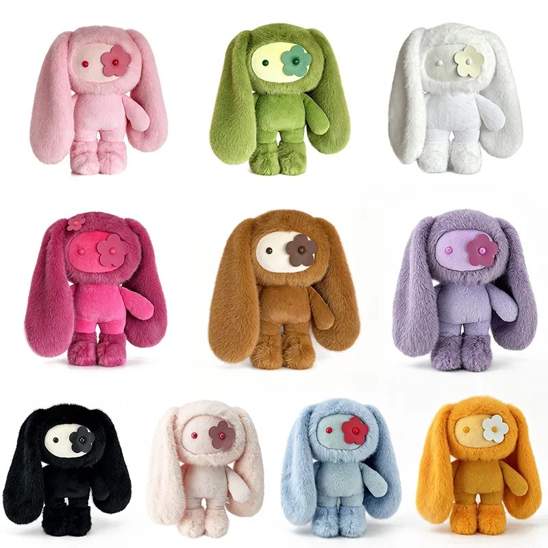 Home Decor Flowers - Peluche lapin Juju mignon de 30cm,