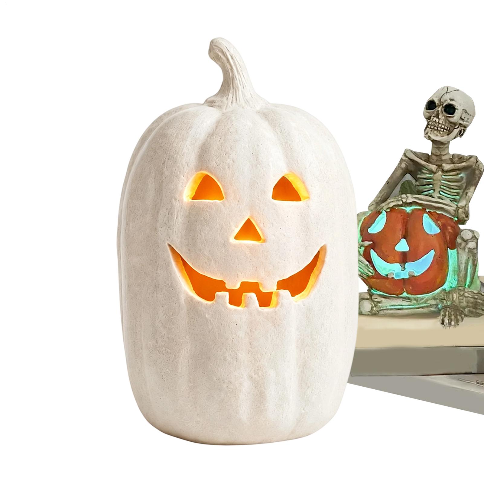 Home Decor Resin - Artisanat de citrouilles d'Halloween en résine,