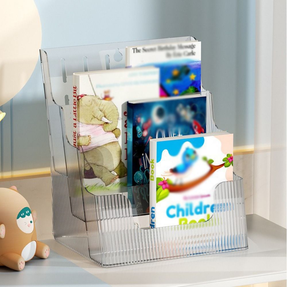 Home Decor Brochure - Présentoir à brochures transparent à 3