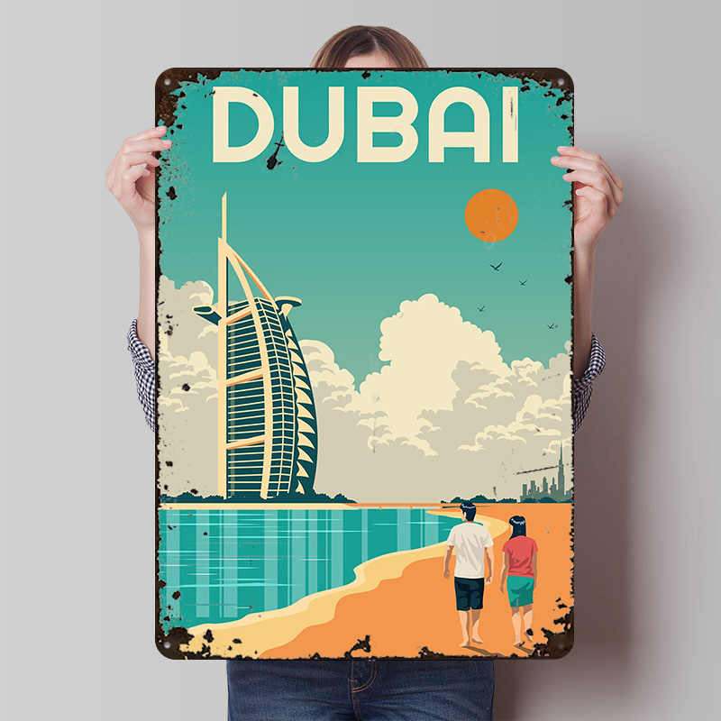 Home Decor Dubai - Affiche de voyage à Dubaï, Art
