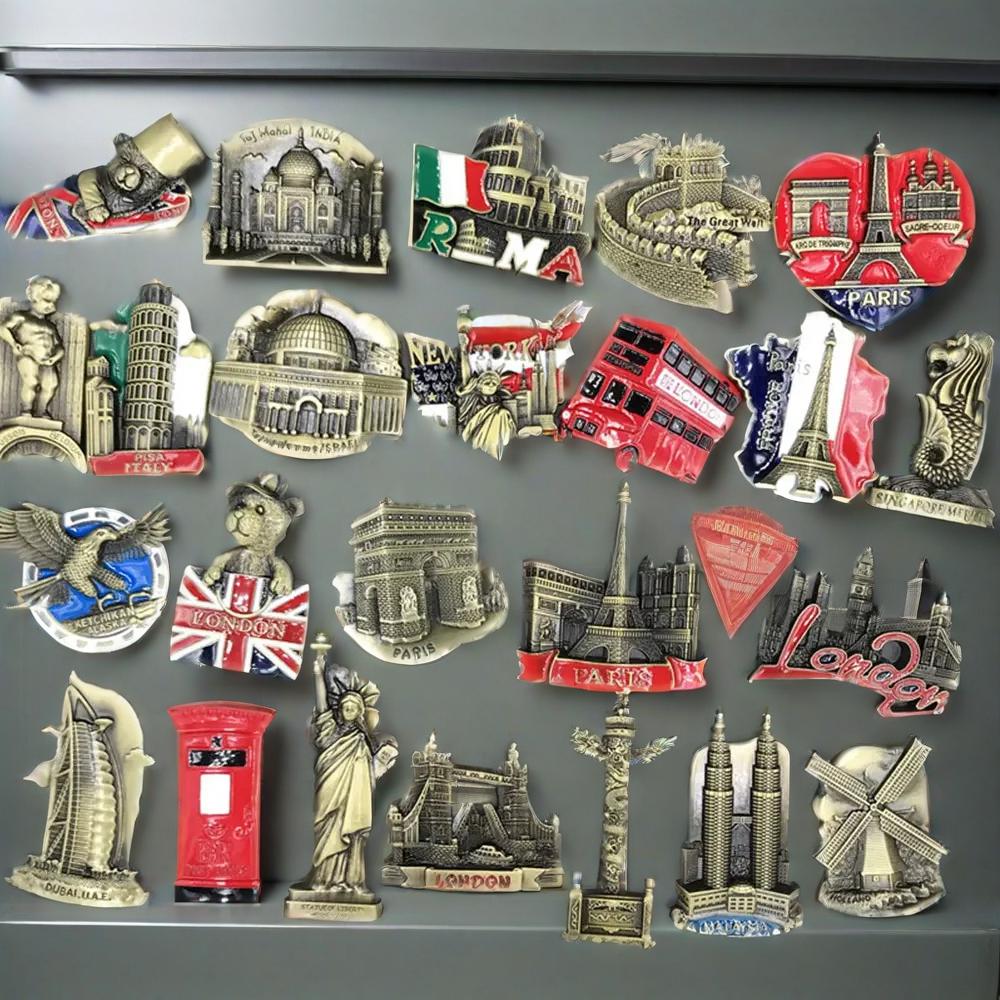 Home Decor Dubai - Aimant de réfrigérateur en métal, USA,