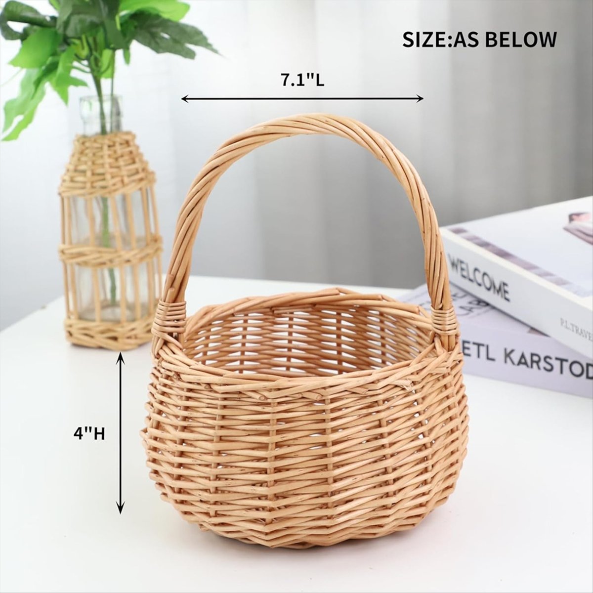 Panier de pique-nique en osier - Home Decor Flowers avis et prix
