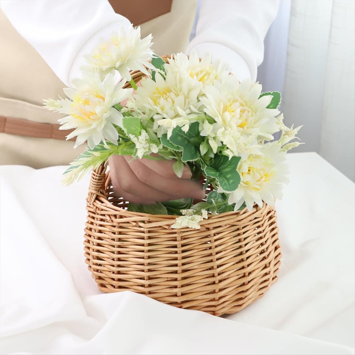 Panier de pique-nique en osier - Home Decor Flowers avis et prix