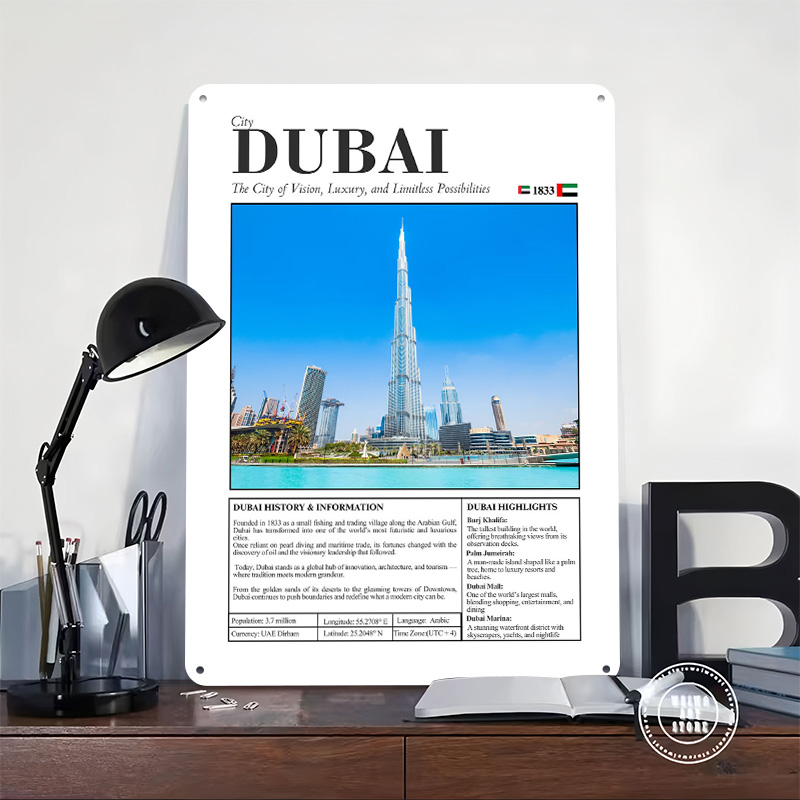 Affiche imprimée sur le thème  - Home Decor Dubai avis et prix
