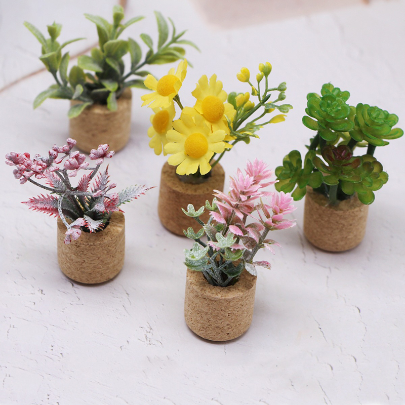 Modèle de plante en pot miniat - Home Decor Flowers avis et prix