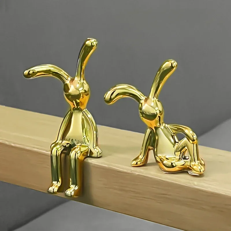 Figurine de lapin à longues or - Home Decor Korea avis et prix