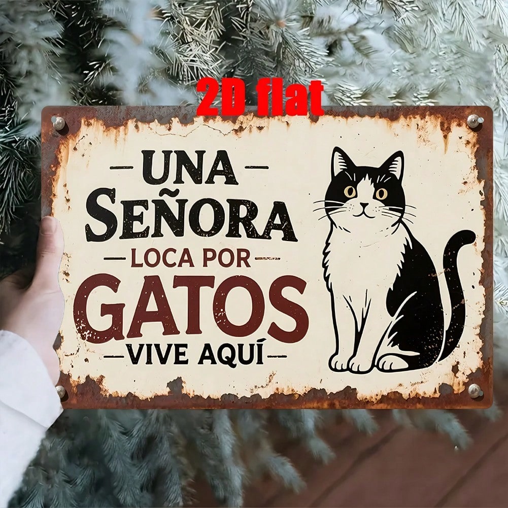 Plaque décorative murale en mé - Home Decor Cat avis et prix