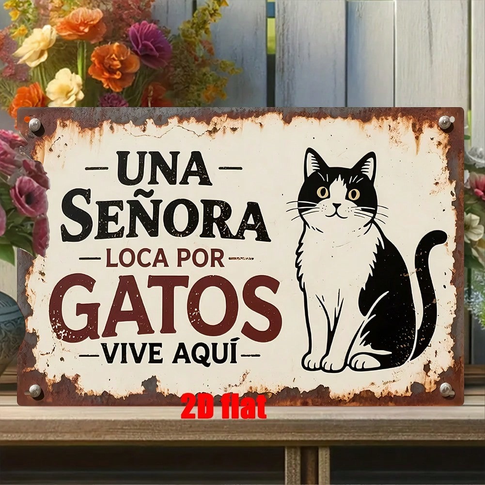 Plaque décorative murale en mé - Home Decor Cat avis et prix