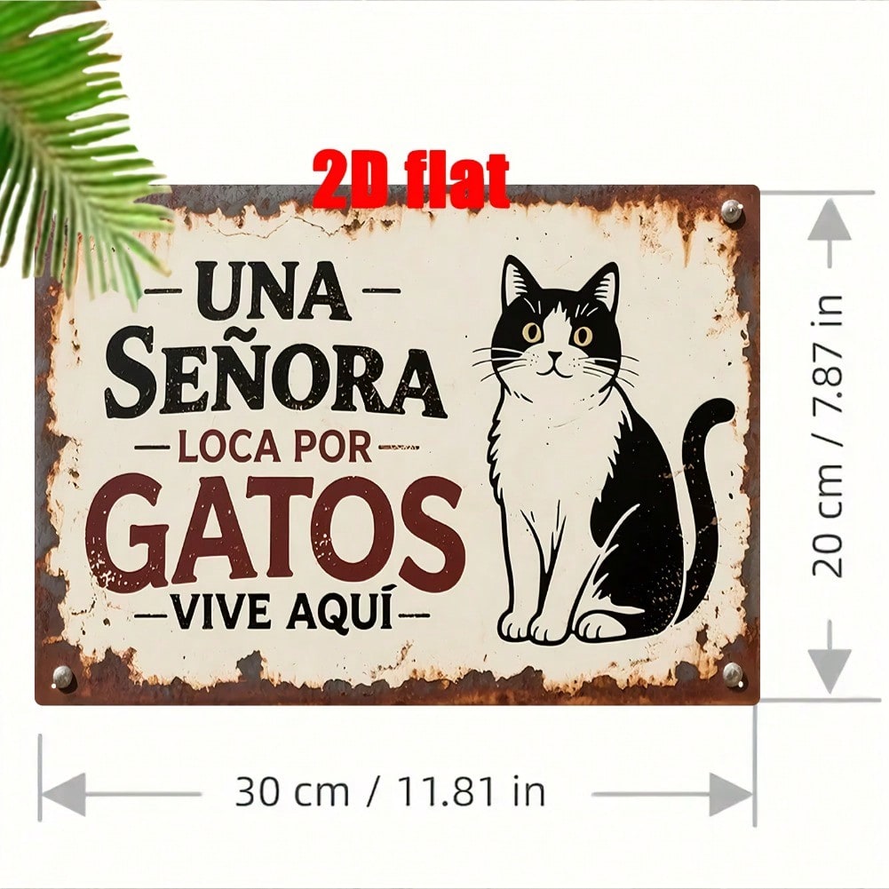 Plaque décorative murale en mé - Home Decor Cat avis et prix