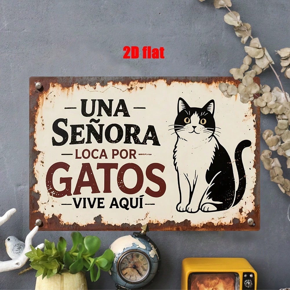 Plaque décorative murale en mé - Home Decor Cat avis et prix