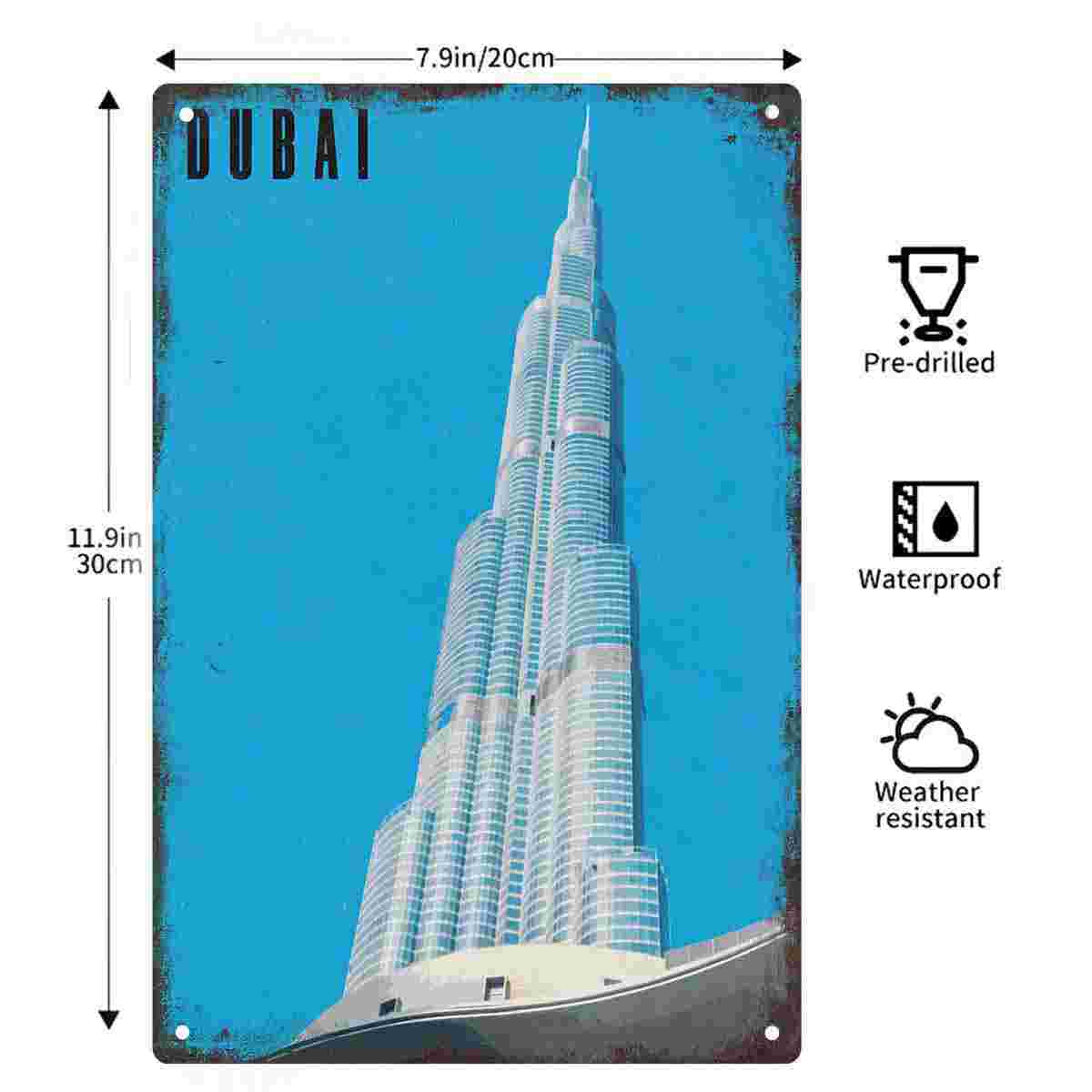 Panneau mural en métal 2D plat - Home Decor Dubai avis et prix