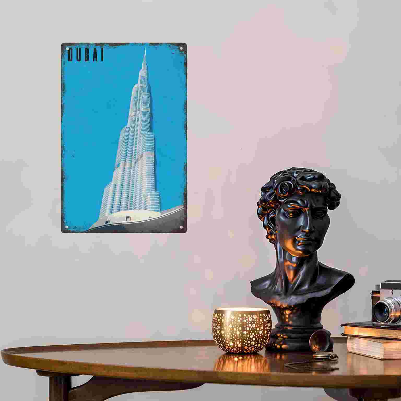 Panneau mural en métal 2D plat - Home Decor Dubai avis et prix