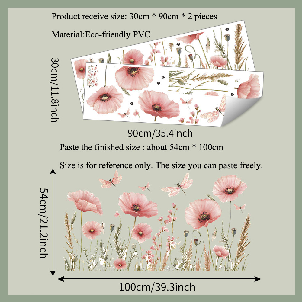 Autocollants muraux de libellu - Home Decor Indonesia avis et prix