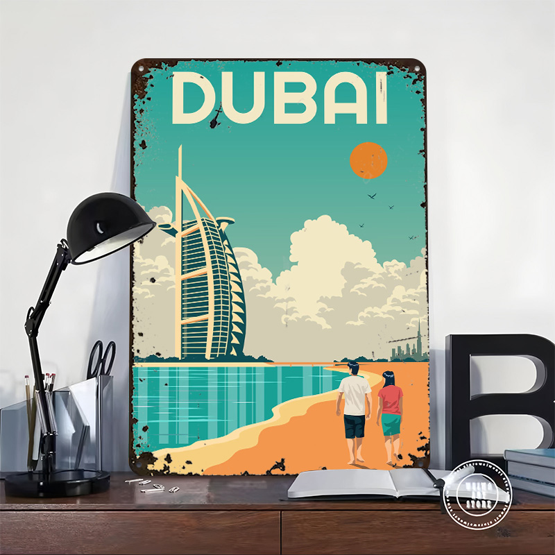 Affiche de voyage à Dubaï, Art - Home Decor Dubai avis et prix