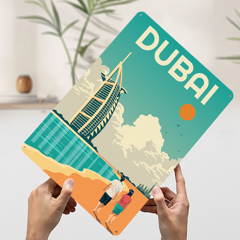 Affiche de voyage à Dubaï, Art - Home Decor Dubai avis et prix